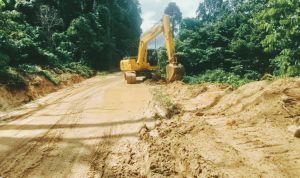 Salah satu jalan ruas provinsi di Kabupaten Pulau Taliabu