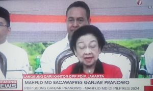 Pengumuman bakal calon wakil presiden pendamping Ganjar Pranowo di Pilpres 2024