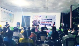 Reses Anggota DPRD Malut Rusihan Jafar di Desa Pasir Putih, Obi Utara, Halsel, Senin (23/10/2023) malam