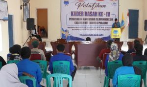 Suasana Pembukaan Pelatihan Kader Dasar PMII Kota Tidore Kepulauan.