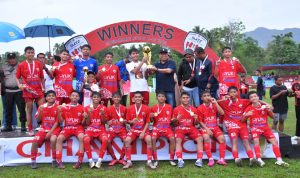 Indonesia Muda Ternate Football (IMTF) dari Kota Ternate keluar sebagai Juara pada Turnamen U 16 Somahode Cup V Tahun 2024.