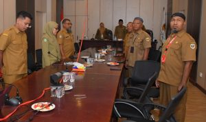 Pemerintah Kota Tidore Kepulauan mengikuti Rakor Pengendalian Inflasi Tahun 2025 dan Sosialisasi Program Pemeriksaan Kesehatan Gratis di Hari Ulang Tahun secara Virtual.