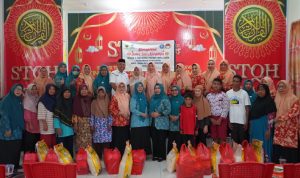 TP PKK dan Baznas Kota Tidore Salurkan Bantuan Sembako Kaum Duafa dan anak yatim yang berada di 4 Kecamatan di Pulau Tidore, Rabu (26/2/2027).