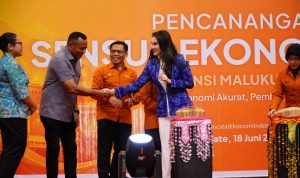 Wali Kota Tidore Kepulauan Muhammad Sinen, SE menghadiri Pencanangan Sensus Ekonomi 2026 Provinsi Maluku Utara oleh Kepala Badan Pusat Statistik (BPS) RI Amalia Adininggar Widyasanti dan Gubernur Maluku Utara Sherli l.aos