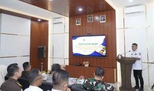 Wakil Wali Kota Tidore Kepulauan Ahmad Laiman, S. Sos menghadiri sekaligus menyampaikan sambutan pada Penyuluhan Hukum dan Pengarahan dalam Pengelolaan Makan Bergizi Gratis (MBG) di Kota Tidore Kepulauan