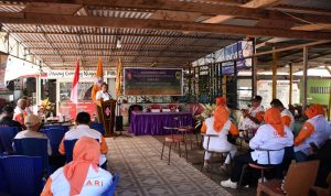 Staf Ahli Bidang Ekonomi, Pembangunan dan Keuangan Abdul Hakim Adjam, S.IP, M.Si Memberikan Sambutan Sekaligus Membuka Dengan Resmi Musyawarah lokal Organisasi Amatir RAdio Indonesia (ORARI) Lokal Kota Tidore